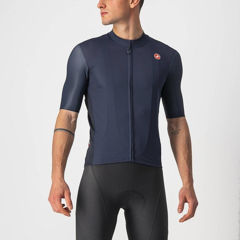 CASTELLI ENDURANCE ELITE JERSEY SAVILE BLUE - Mackay Cycles - [product_SKU] - CASTELLI