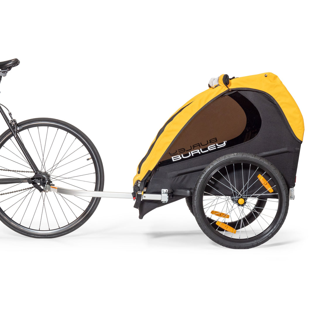 BURLEY BEE DOUBLE YELLOW TRAILER - Mackay Cycles - [product_SKU] - Mackay Cycles