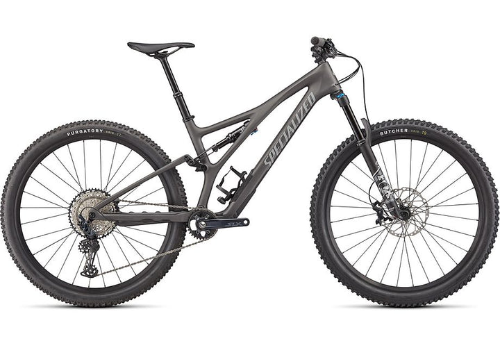 STUMPJUMPER COMP SATIN SMOKE / COOL GREY / CARBON - Mackay Cycles - [product_SKU] - Specialized