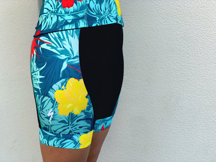 Sl Expert Wmn Bib Short Springtime - Mackay Cycles - [product_SKU] - Mackay Cycles