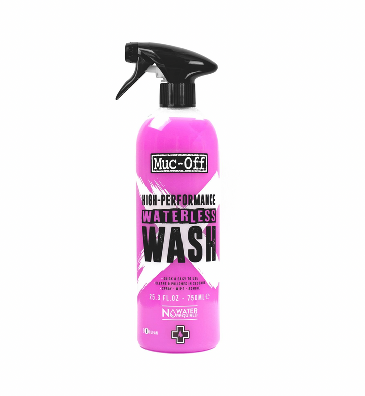 MUC-OFF CLEANER WATERLESS WASH 750ML - Mackay Cycles - [product_SKU] - Muc-Off