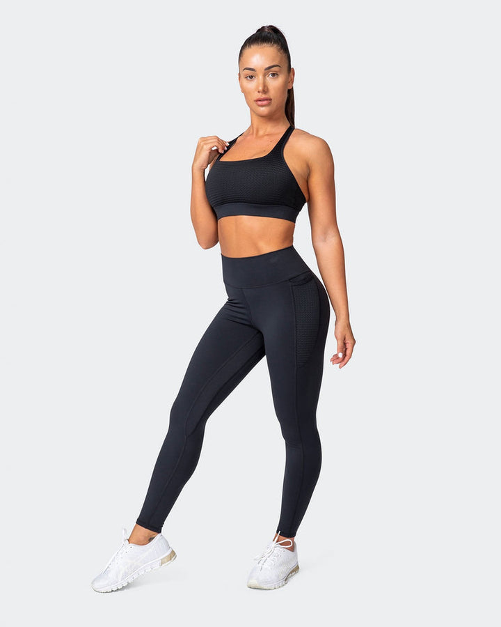 AMRAP Ankle Length Leggings - Black - Mackay Cycles - [product_SKU] - Muscle Nation