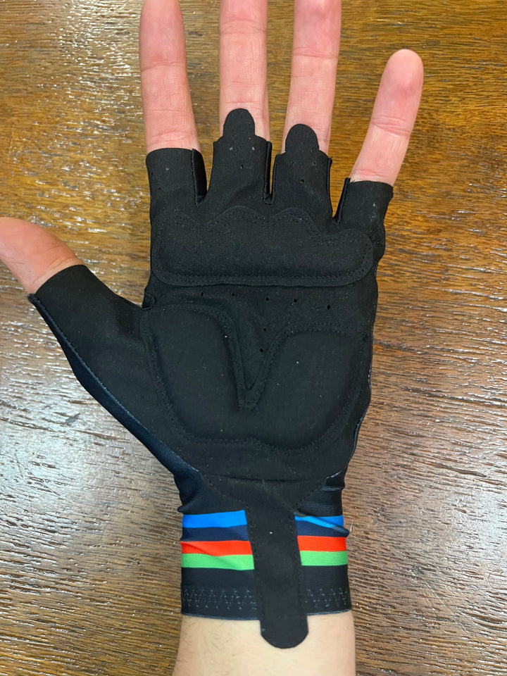 Short Finger TT Cycling Gloves Black - Mackay Cycles - [product_SKU] - Mackay Cycles